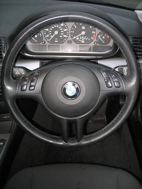 Half Cleaned Steering Wheel